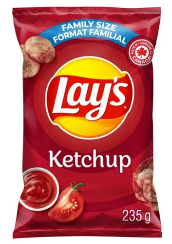 Lay ketchup flavored potato - lay's,